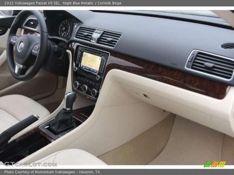 Night Blue Metallic / Cornsilk Beige 2012 Volkswagen Passat V6 SEL