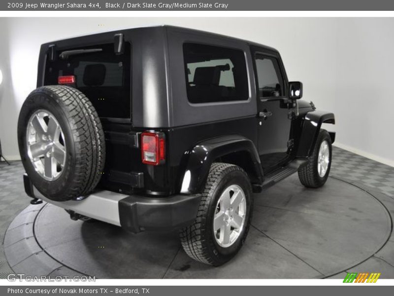 Black / Dark Slate Gray/Medium Slate Gray 2009 Jeep Wrangler Sahara 4x4