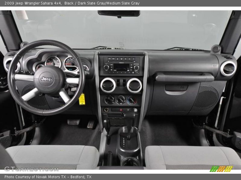 Black / Dark Slate Gray/Medium Slate Gray 2009 Jeep Wrangler Sahara 4x4