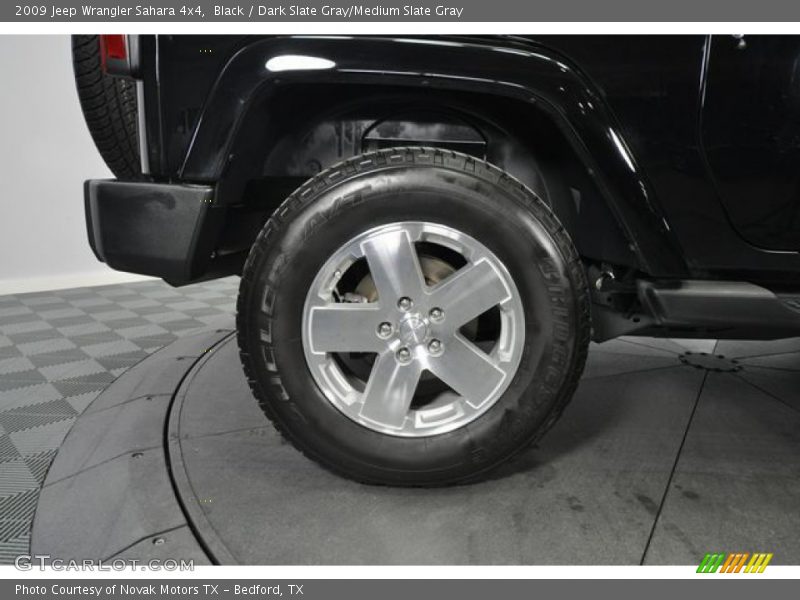 Black / Dark Slate Gray/Medium Slate Gray 2009 Jeep Wrangler Sahara 4x4