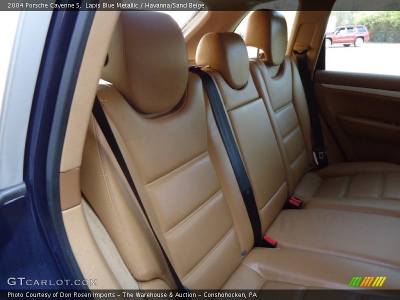 Lapis Blue Metallic / Havanna/Sand Beige 2004 Porsche Cayenne S