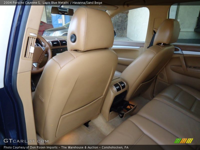 Lapis Blue Metallic / Havanna/Sand Beige 2004 Porsche Cayenne S