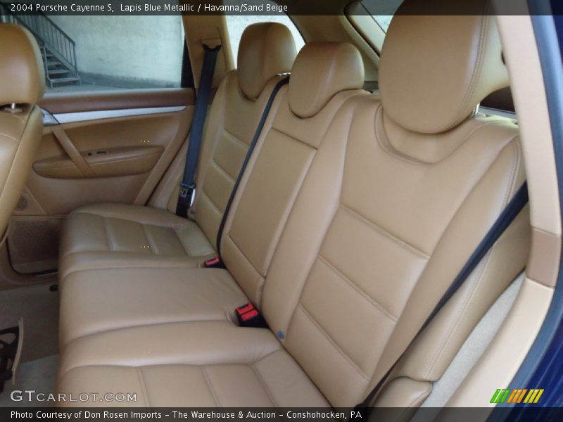 Lapis Blue Metallic / Havanna/Sand Beige 2004 Porsche Cayenne S