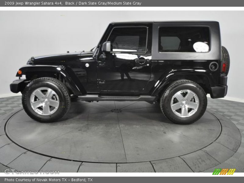 Black / Dark Slate Gray/Medium Slate Gray 2009 Jeep Wrangler Sahara 4x4
