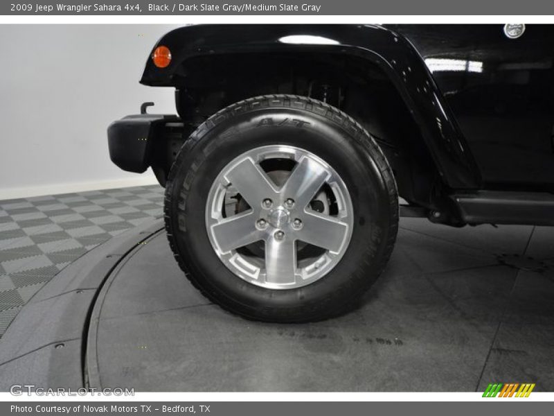 Black / Dark Slate Gray/Medium Slate Gray 2009 Jeep Wrangler Sahara 4x4
