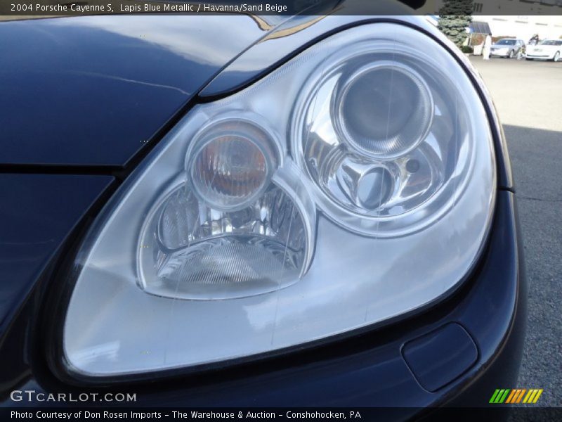 Lapis Blue Metallic / Havanna/Sand Beige 2004 Porsche Cayenne S