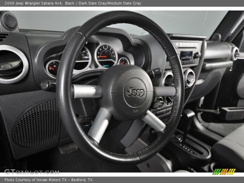 Black / Dark Slate Gray/Medium Slate Gray 2009 Jeep Wrangler Sahara 4x4