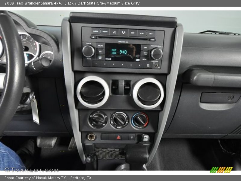 Black / Dark Slate Gray/Medium Slate Gray 2009 Jeep Wrangler Sahara 4x4