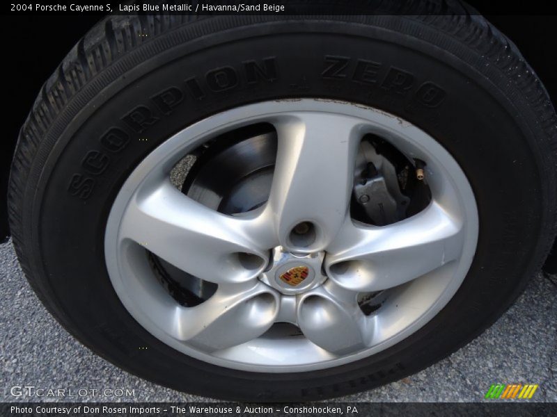 Lapis Blue Metallic / Havanna/Sand Beige 2004 Porsche Cayenne S