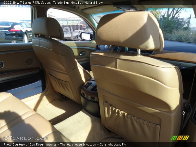 Toledo Blue Metallic / Natural Brown 2002 BMW 7 Series 745Li Sedan
