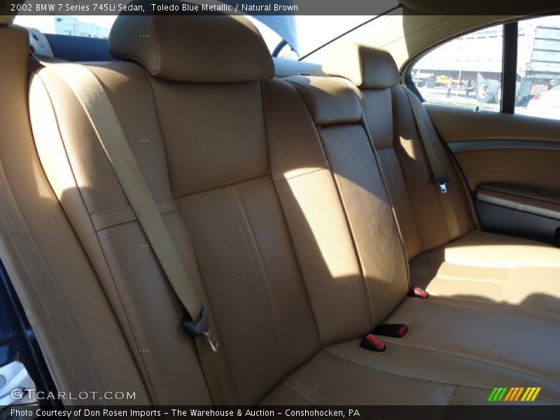 Toledo Blue Metallic / Natural Brown 2002 BMW 7 Series 745Li Sedan