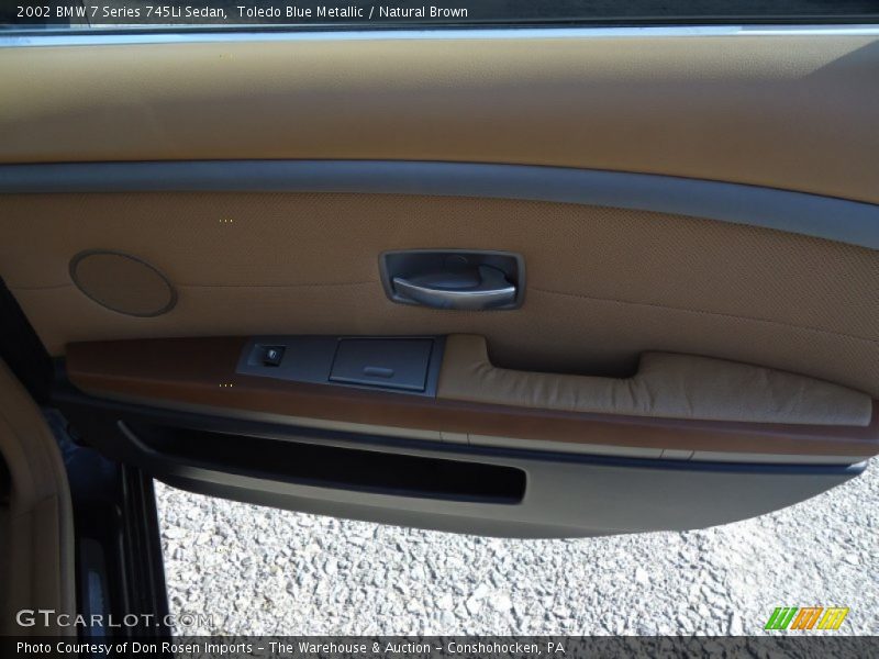 Toledo Blue Metallic / Natural Brown 2002 BMW 7 Series 745Li Sedan