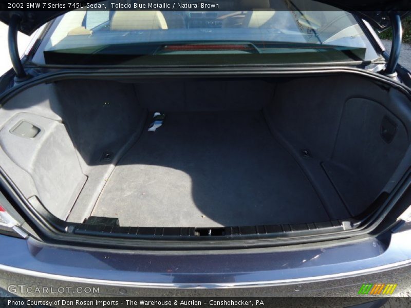 Toledo Blue Metallic / Natural Brown 2002 BMW 7 Series 745Li Sedan