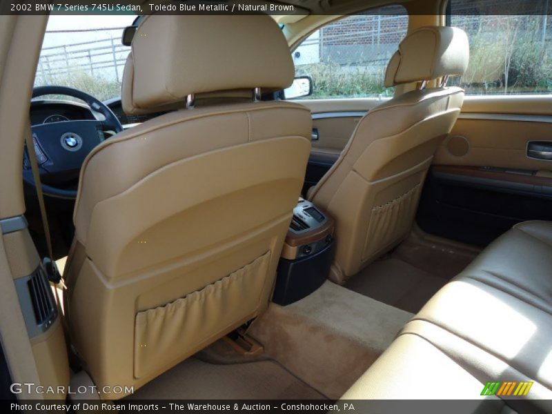 Toledo Blue Metallic / Natural Brown 2002 BMW 7 Series 745Li Sedan