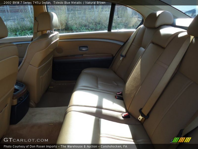 Toledo Blue Metallic / Natural Brown 2002 BMW 7 Series 745Li Sedan