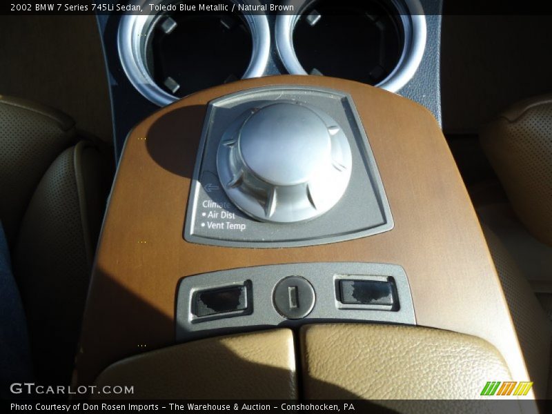 Toledo Blue Metallic / Natural Brown 2002 BMW 7 Series 745Li Sedan