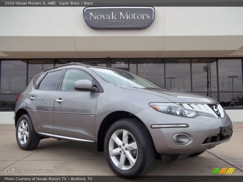 Super Black / Black 2009 Nissan Murano SL AWD
