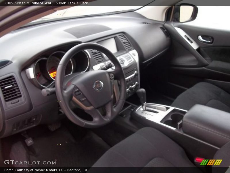 Super Black / Black 2009 Nissan Murano SL AWD