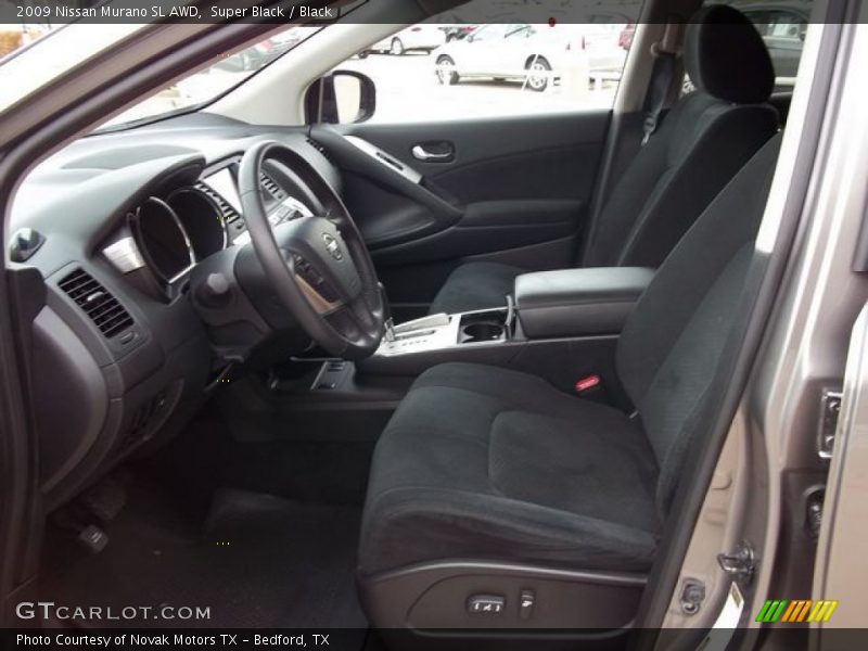 Super Black / Black 2009 Nissan Murano SL AWD