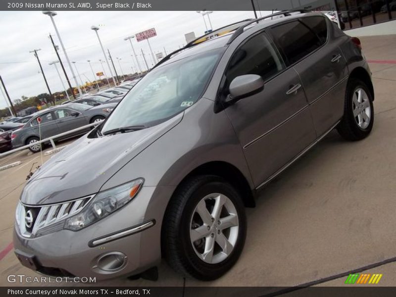 Super Black / Black 2009 Nissan Murano SL AWD