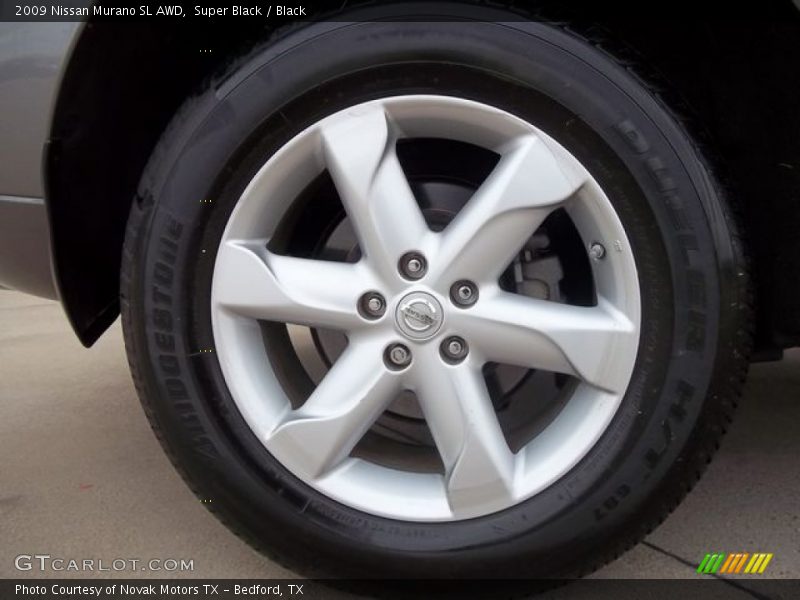 Super Black / Black 2009 Nissan Murano SL AWD