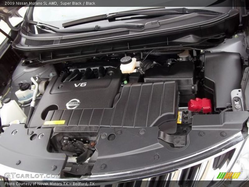 Super Black / Black 2009 Nissan Murano SL AWD