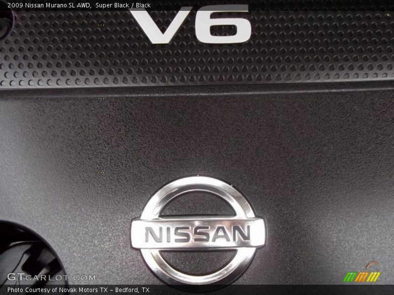 Super Black / Black 2009 Nissan Murano SL AWD