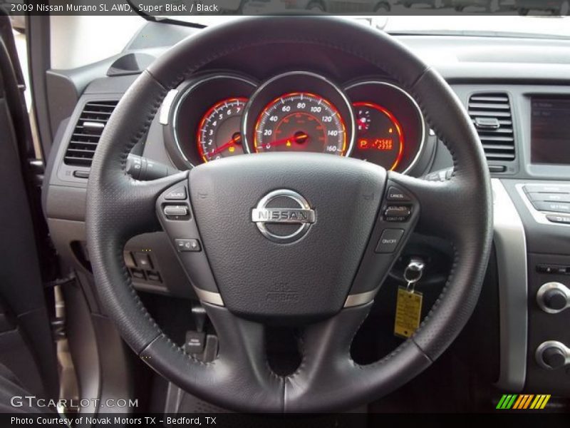 Super Black / Black 2009 Nissan Murano SL AWD