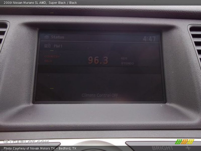 Super Black / Black 2009 Nissan Murano SL AWD