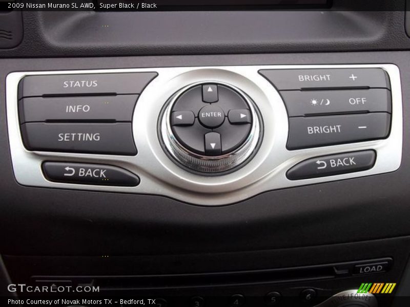Super Black / Black 2009 Nissan Murano SL AWD