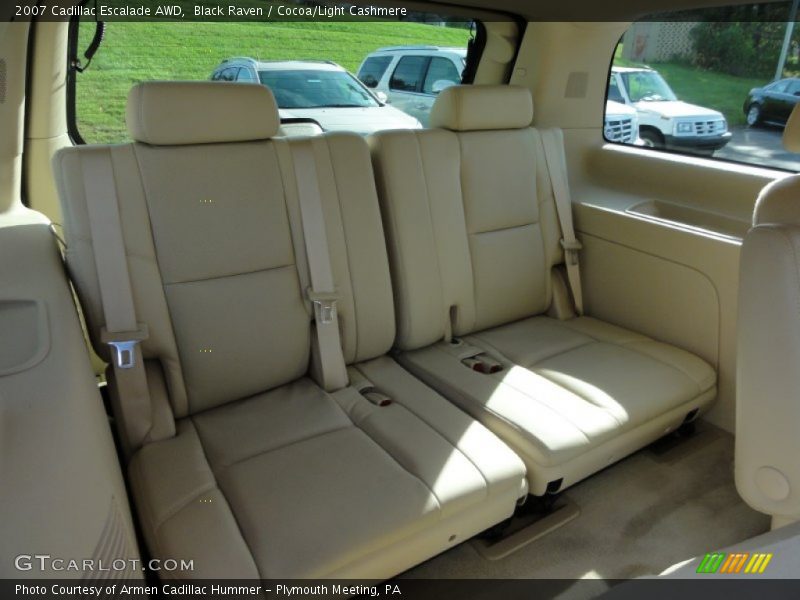 Black Raven / Cocoa/Light Cashmere 2007 Cadillac Escalade AWD
