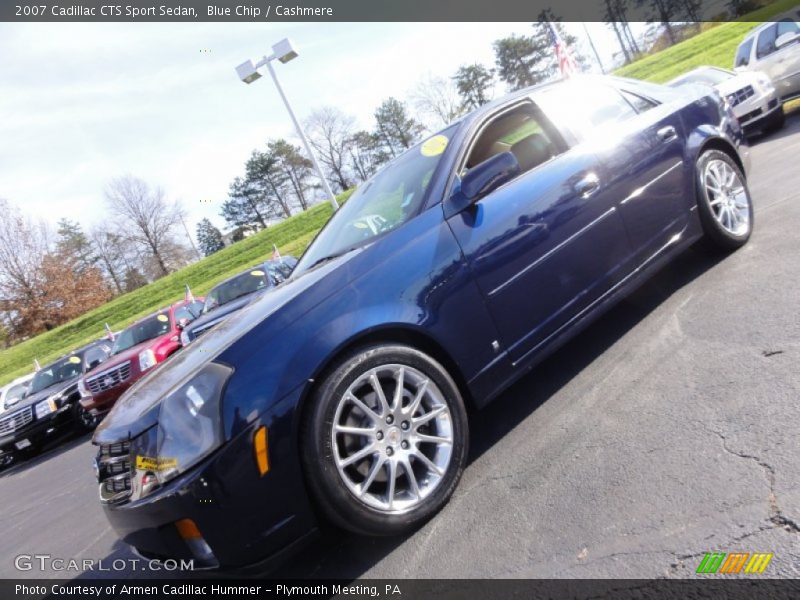 Blue Chip / Cashmere 2007 Cadillac CTS Sport Sedan