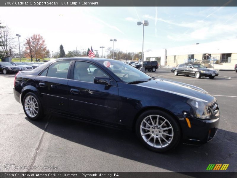 Blue Chip / Cashmere 2007 Cadillac CTS Sport Sedan