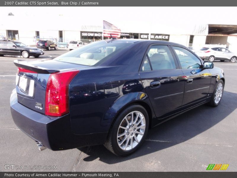 Blue Chip / Cashmere 2007 Cadillac CTS Sport Sedan