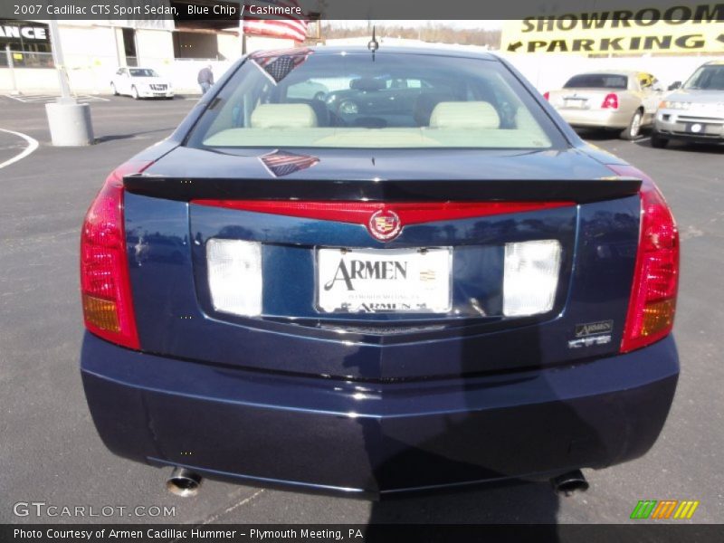 Blue Chip / Cashmere 2007 Cadillac CTS Sport Sedan