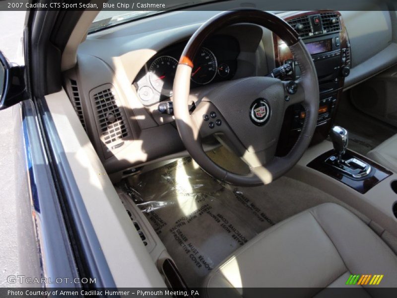 Blue Chip / Cashmere 2007 Cadillac CTS Sport Sedan