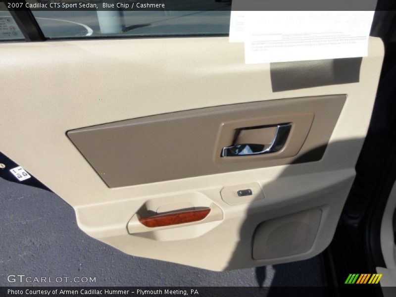 Blue Chip / Cashmere 2007 Cadillac CTS Sport Sedan