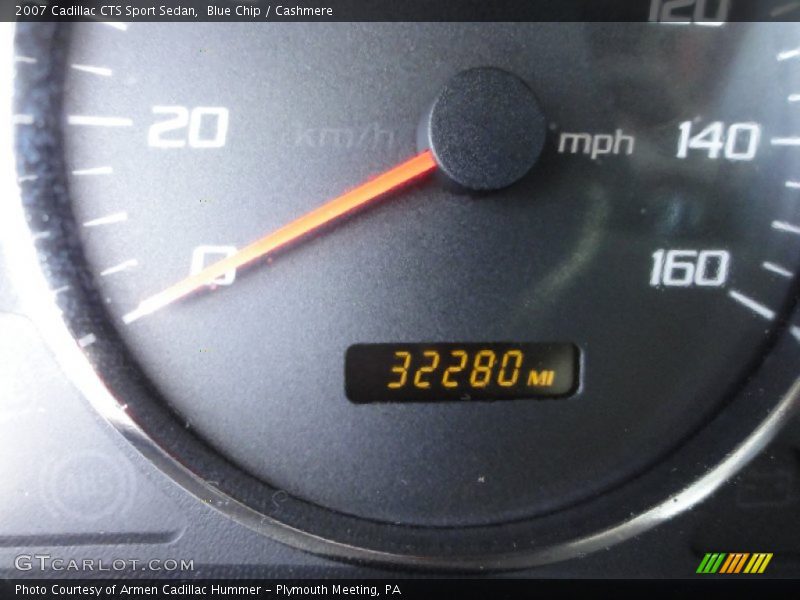 Blue Chip / Cashmere 2007 Cadillac CTS Sport Sedan