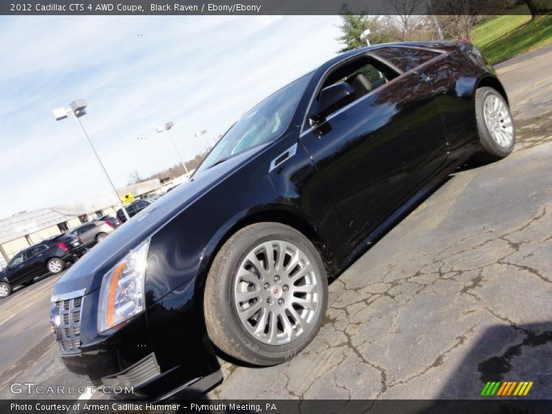 Black Raven / Ebony/Ebony 2012 Cadillac CTS 4 AWD Coupe