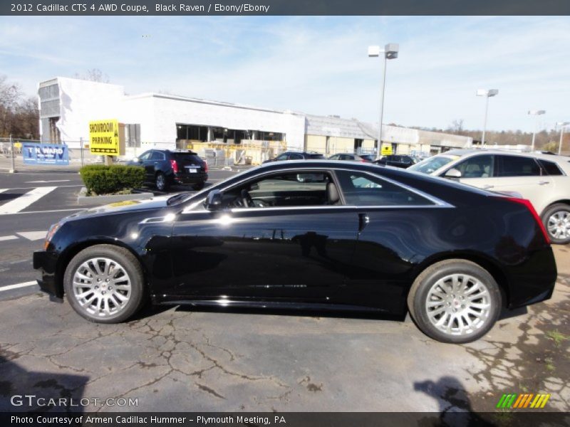 Black Raven / Ebony/Ebony 2012 Cadillac CTS 4 AWD Coupe