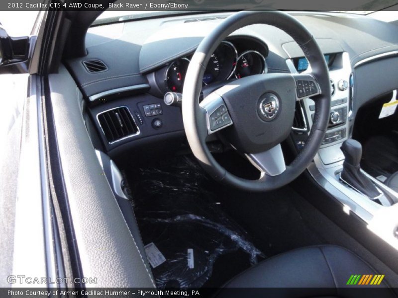 Black Raven / Ebony/Ebony 2012 Cadillac CTS 4 AWD Coupe
