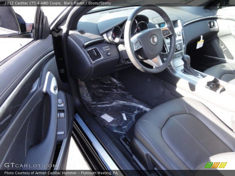 Black Raven / Ebony/Ebony 2012 Cadillac CTS 4 AWD Coupe