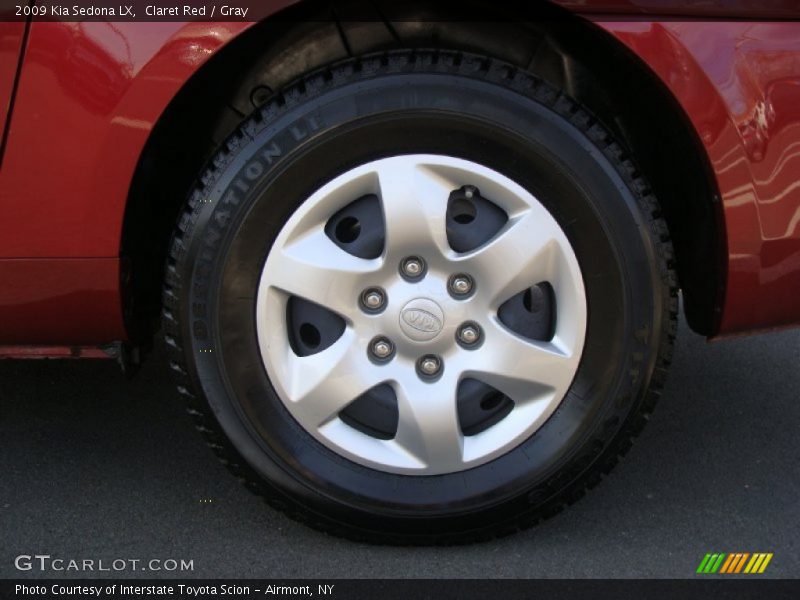 Claret Red / Gray 2009 Kia Sedona LX
