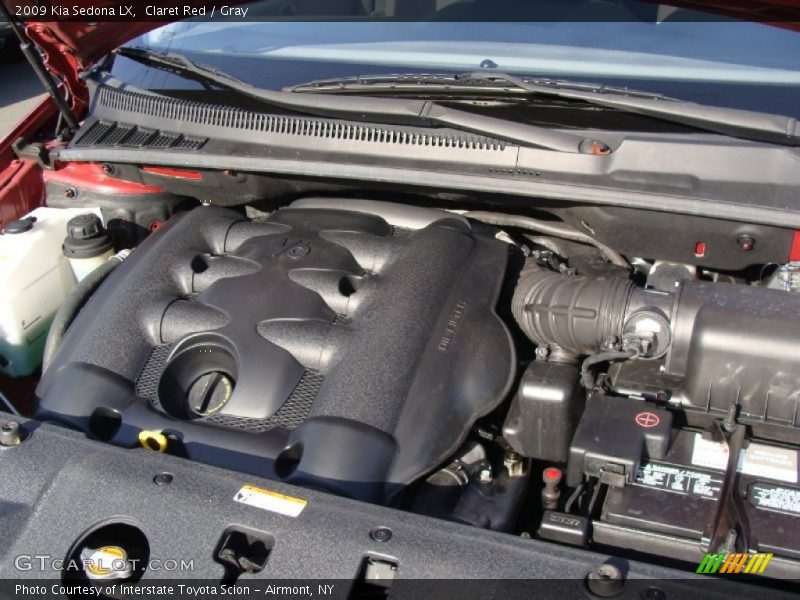 Claret Red / Gray 2009 Kia Sedona LX