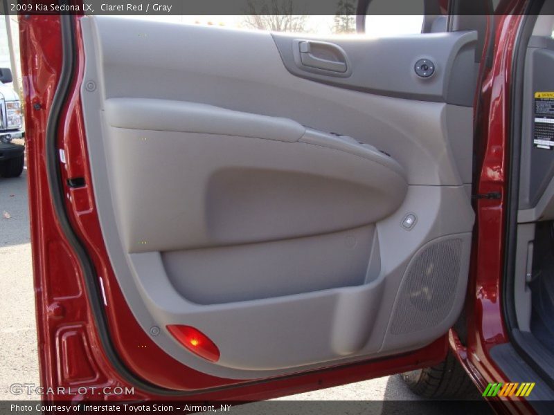 Claret Red / Gray 2009 Kia Sedona LX