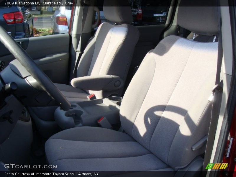 Claret Red / Gray 2009 Kia Sedona LX