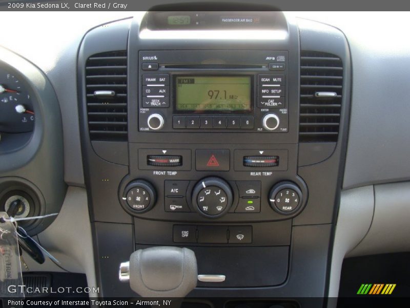 Claret Red / Gray 2009 Kia Sedona LX