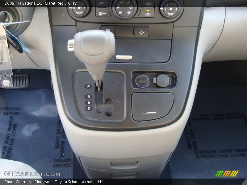 Claret Red / Gray 2009 Kia Sedona LX
