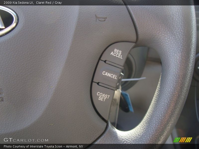 Claret Red / Gray 2009 Kia Sedona LX