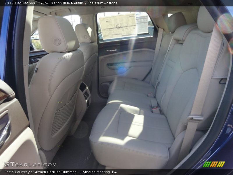 Xenon Blue Metallic / Shale/Brownstone 2012 Cadillac SRX Luxury